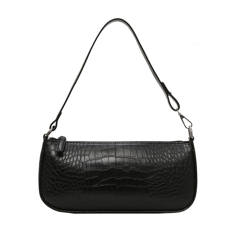 Alligator shoulder bag