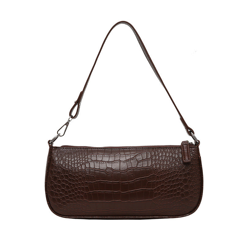 Alligator shoulder bag