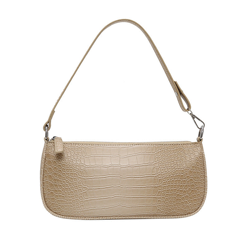 Alligator shoulder bag