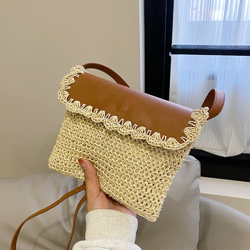 Women's Straw Mori Style Bag