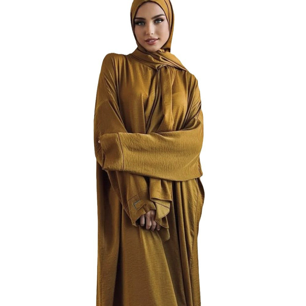 Middle East Women's Robe Headscarf Dress