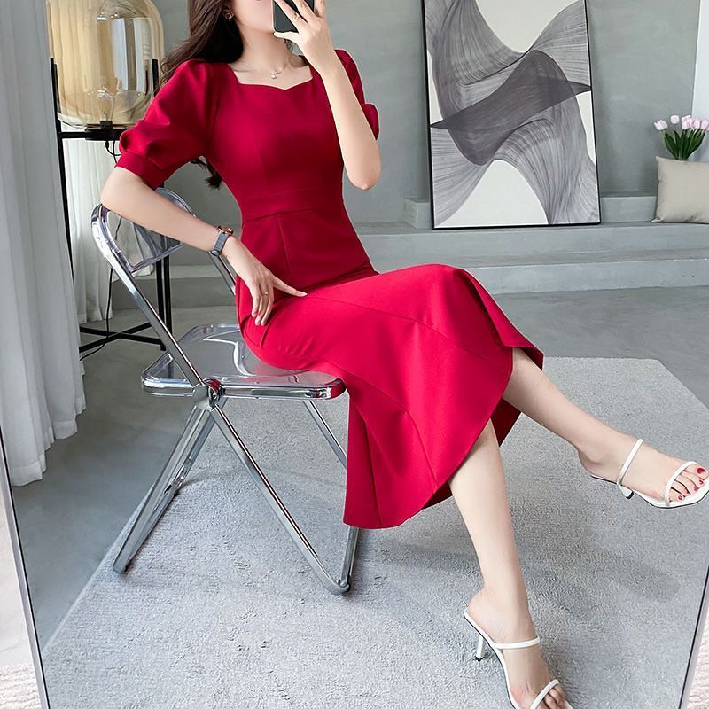 Women's Fishtail Light Luxury Temperament Slim Fit Slimming Dress