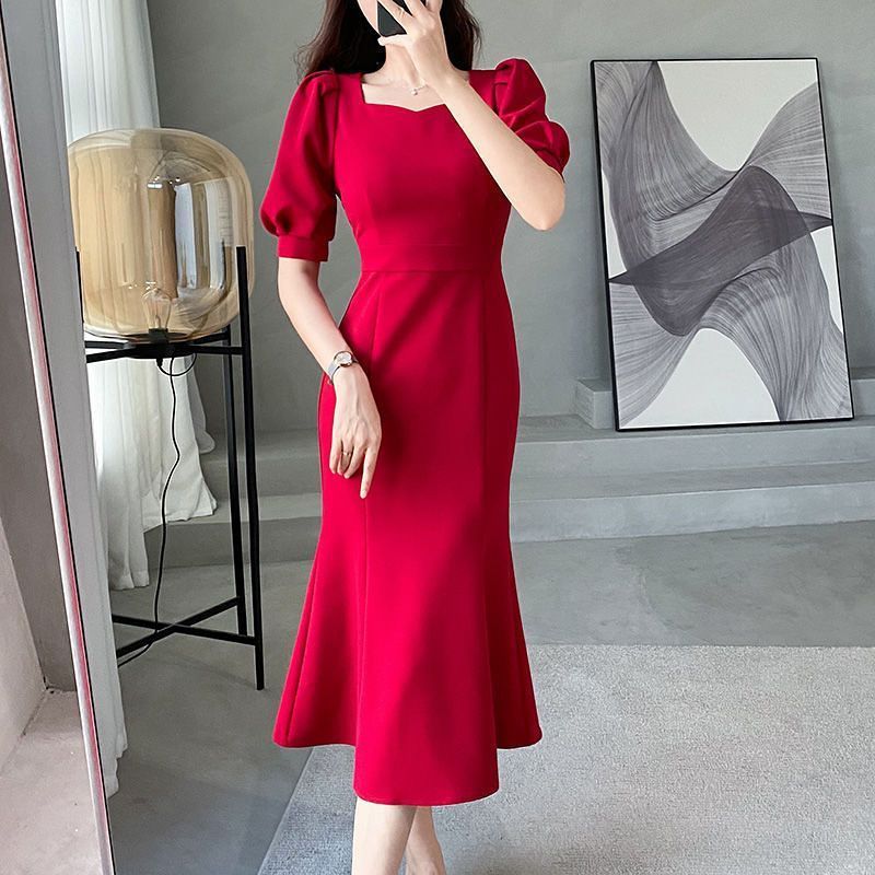 Women's Fishtail Light Luxury Temperament Slim Fit Slimming Dress